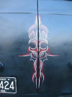 James 52 Suburban by gorygreg, via Flickr Pinstriping design