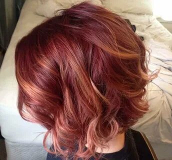 Balayage Red is the trend color for Autumn - 40+ ideas and i