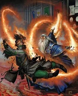 Spellcasting Combat Narration for D&D Fantasy wizard, Fantas