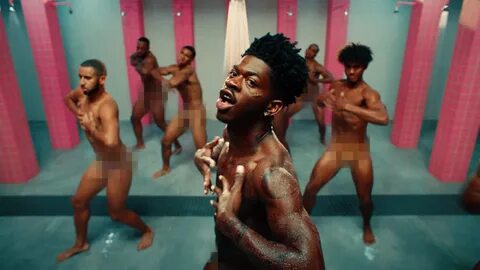 Lil Nas X stripping down in prison for "Industry Baby" video is my new religion