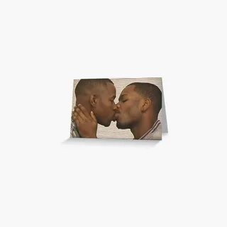 "Two Black Men Kissing Meme" Greeting Card by Jridge98 Redbu