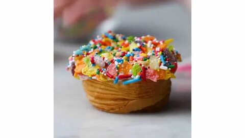 Birthday Cake Puff Pastry Muffin Recipe by Tasty Recipe Dess