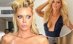 Sophie Monk goes topless as she gets taped into her very rev