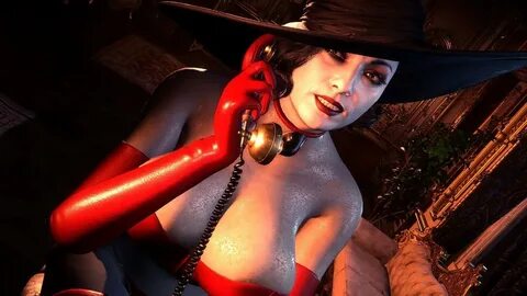 Resident Evil 8 Village - Lady Dimitrescu Nude Mod - YouTube