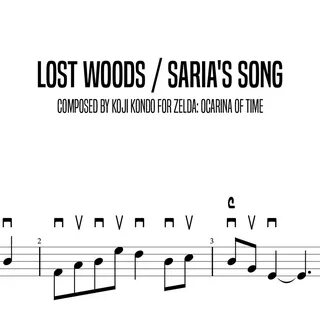 Lost Woods/Saria’s Song, Marcel Ardans (Intermediate) - Less
