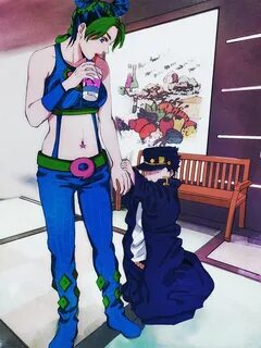 Jolyne Kujo & Jotaro Kujo Jojo anime, Jojo bizzare adventure