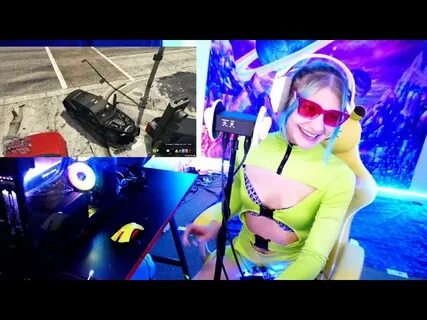 Twitch забанил стримершу за сосание микрофона - видео