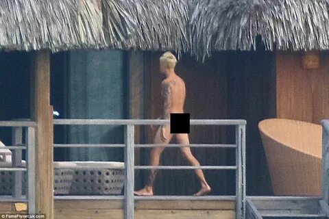 Justin Bieber pictured full-frontal NAKED in Bora Bora with 