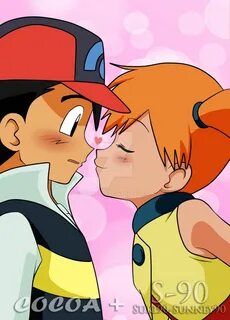 Ash and Misty ::Almost Kiss:: Ash and misty, Pokemon ash and