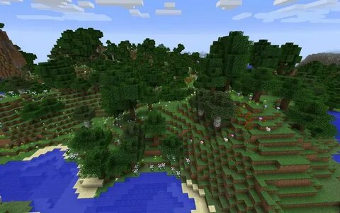 Flower Forest on Taiga Bay Seeds 846147556 Minecraft seed, S