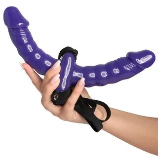 Fetish Fantasy Series Double Delight Strap-On-Purple Naughty