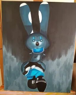 Acrylics on Canvas. Oswald from Five Nights at Treasure Isla