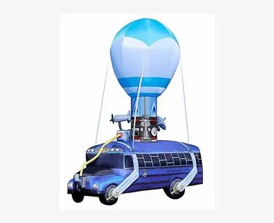 Image Via Spirit Halloween - Fortnite Battle Bus Inflatable 