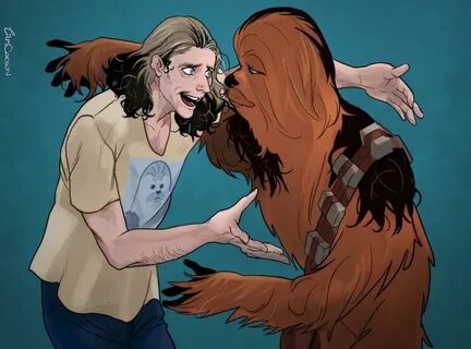 Peter Mayhew and Chewbacca! by https://www.deviantart.com/la