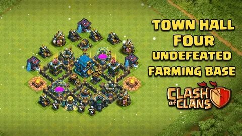 Town Hall 4 Base - New BEST Town Hall 4 (TH4) WAR/TROPHY Bas