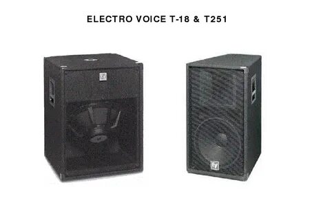 ELECTRO-VOICE-T18 Service Manual download, schematics, eepro