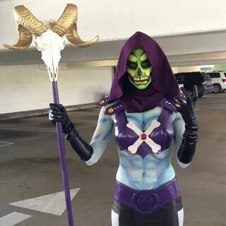 Bow before Lady Skeletor! (She's really @constantinet!) Cosp