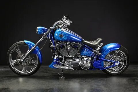 Harley Davidson 2010 Softail Rocker : Blue Power #1 BAD LAND