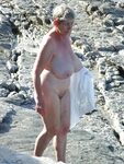 BOOBSY aka Greta Guugili Nudist granny outdoor 2 - Photo #5
