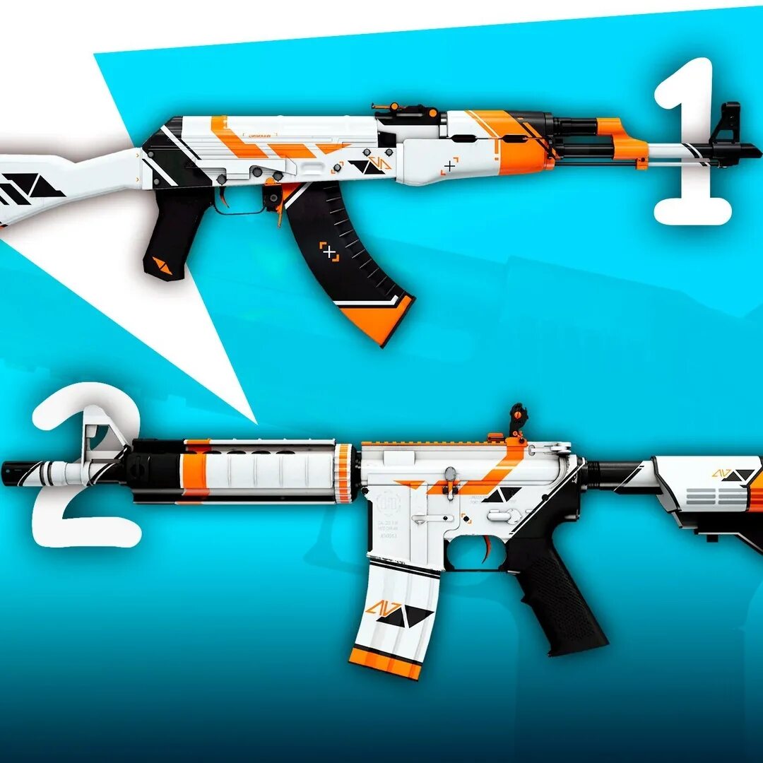 M4a4 asiimov bs фото 82