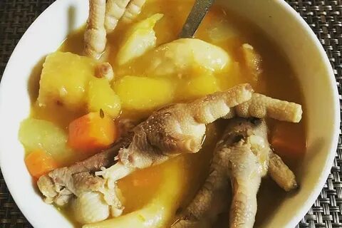 Traditional Jamaican Chicken Foot Soup - Taste the Islands