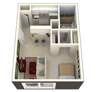 15 Studio Loft Apartment Floor Plans For Home Design - Fanta