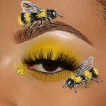 Save the Bees eye makeup Bee makeup, Asian eye makeup, Eye m