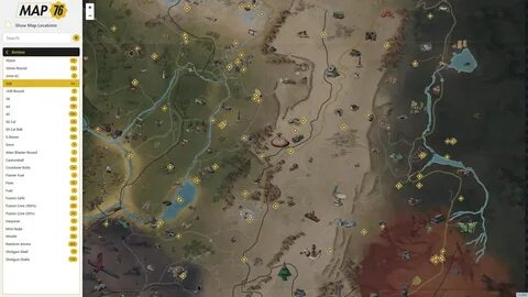 Познакомьтесь с картой Fallout 76, отображающей все активнос