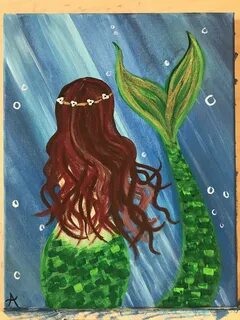 Pin by Jaidyn Espinoza on Projects to Try Mermaid painting, 