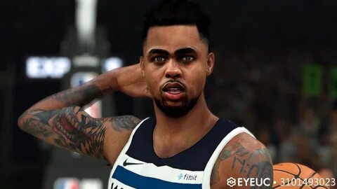 D'Angelo Russell Face, Hair and Body Model 3 Versions By 310