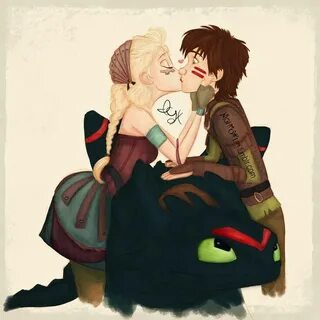 #HTTYD Hiccup X Elsa Entrenando a tu dragon, Cómo entrenar a