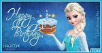 Elsa Getting Frozen Cake For Your Birthday - Happy Birthday 