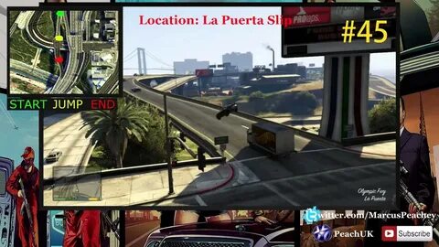 GTA V - Stunt Jumps 41 - 50 Guide (With Map/Locations & Show