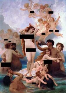CENSORED The Birth of Venus by William-Adolphe Bouguereau (1879).jpg. d:Spe...