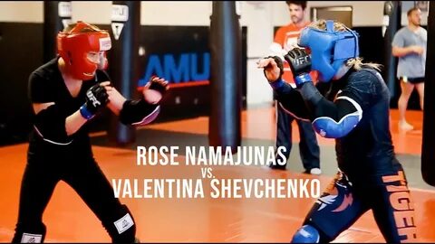 UFC Champions Hard Sparring Valentina Shevchenko vs Rose Nam