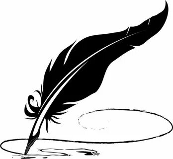 Vector feather quill pen vectors free download graphic art d