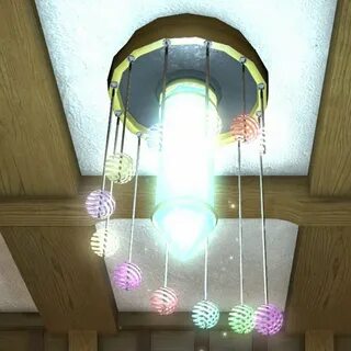 Divine Chandelier FFXIV Housing - Interior