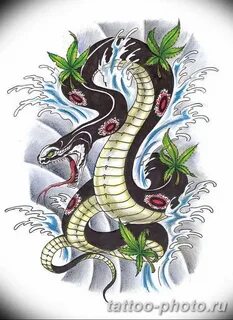 Фото рисунка тату змея 23.11.2018 № 108 - snake tattoo photo