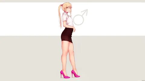 bluefield, blonde, original characters, crossdressing, traps