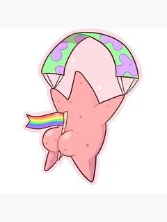 "patrick star butt pride" Art Print by cinnamon-buns Redbubb