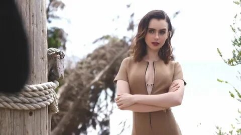 Lily Collins: Shape 2017(Behind the Scenes) -03 GotCeleb