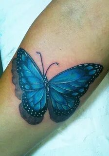 Синяя бабочка - идеи татуировки Онлайн журнал о татуировках,