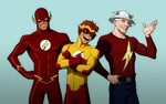 Скачать обои comics, Barry Allen, The Flash Family, Jay Garr