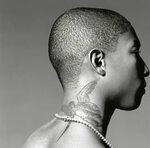 Pharrell Neck tattoo, Neck tattoo for guys, Pharrell