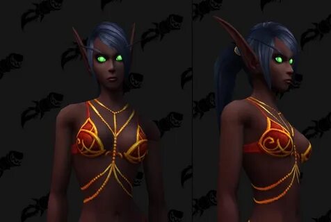 Possible Blood Elf Female Customization Option - Body Jewelr