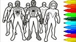 Spiderman Gang Iron Man Captain America Wolverine Superheros