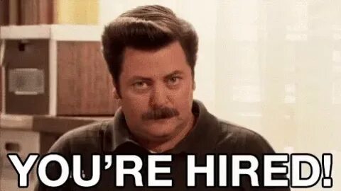 Youre Hired GIF - Youre Hired - Discover & Share GIFs