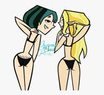 Swimsuit Drawing Cartoon - Gwen Total Drama Hot , Free Trans