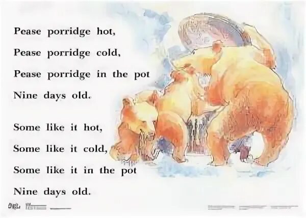 Pease porridge hot - set 2 / Images / RTR Poem Cards / Image