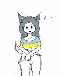 FurryBooru - animated anthro female hair mammal tem temmie (